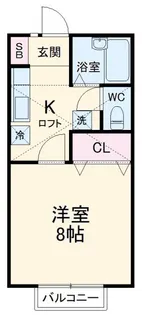 アイビーハイツ【2階】の間取り