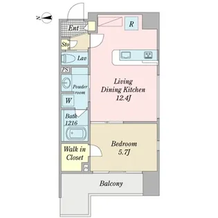 パークヒルズ湯島【4階】の間取り