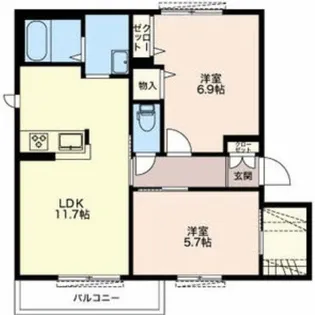 EGERIA【1階】の間取り