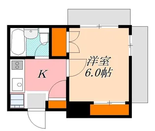 グレース近沢【6階】の間取り