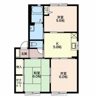 カーサ アコルデ D【1階】の間取り
