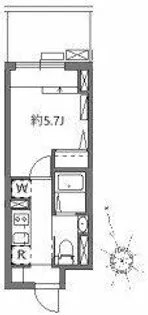 1Kの間取り画像