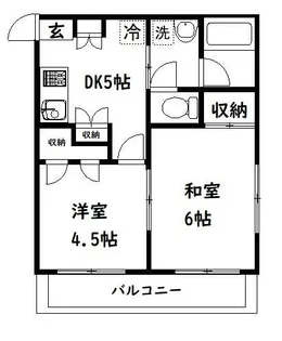 ラサール川口【3階】の間取り