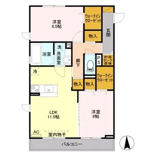 D-Room・SK I【3階】の間取り