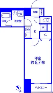 T s gardenセンター南【5階】の間取り