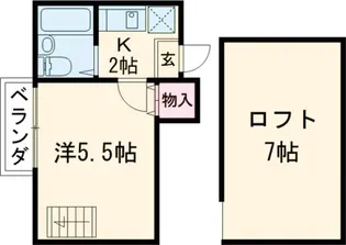 アーバンテラス小菅【3階】の間取り