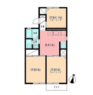 シャトレーSHIMIZU【2階】の間取り