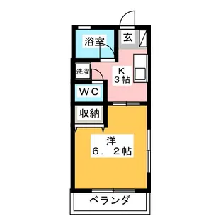 東京都府中市多磨町2【マンション】の間取り