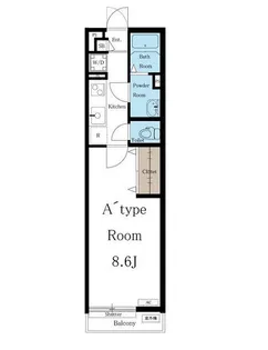 リブリ・新瑞【1階】の間取り