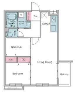 東京都世田谷区若林3【マンション】の間取り
