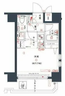 アデッソ大森【6階】の間取り