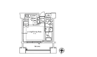 パークアクシス御茶ノ水ステージ【12階】の間取り