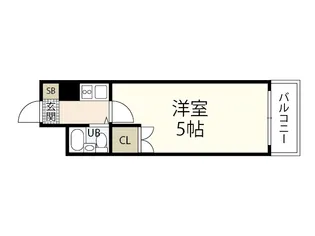 コート上東雲【4階】の間取り