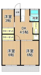 第一静和荘【1階】の間取り