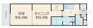 フォセット幡ヶ谷【2階】の間取り
