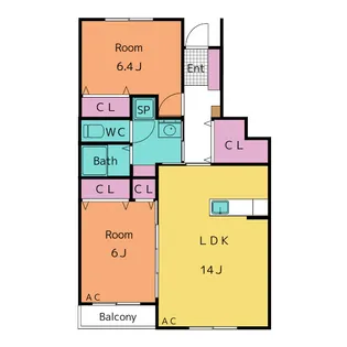 マノワール青木【1階】の間取り