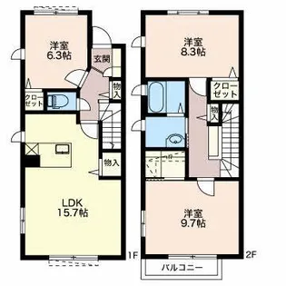 MASTTOWN井川城の間取り