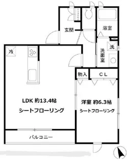 カプリス上池袋【2階】の間取り