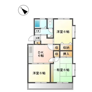 グレースウッズ【2階】の間取り