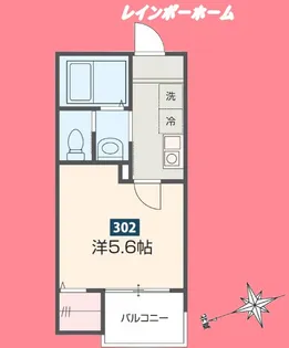 MELDIA幕張【3階】の間取り