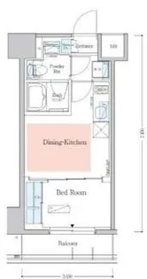 東京都江東区東陽3【マンション】の間取り