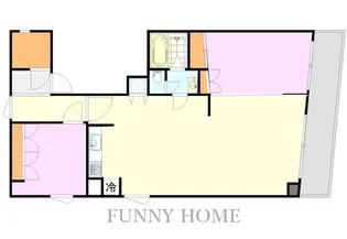 東京都渋谷区恵比寿西2【マンション】の間取り
