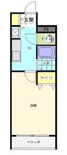 ビューパルク馬見ヶ崎【2階】の間取り