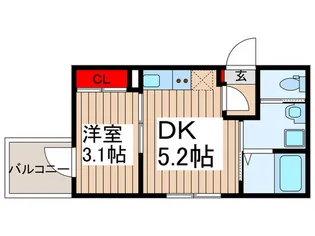 仮)下落合6丁目新築計画【1階】の間取り
