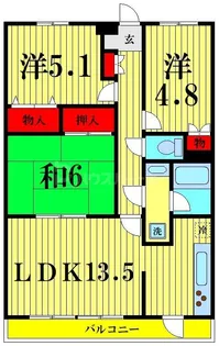 パインホームズ【1階】の間取り