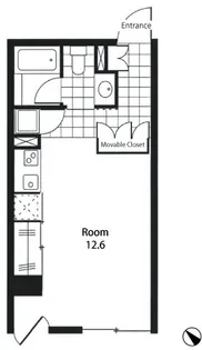 sol saliente【2階】の間取り