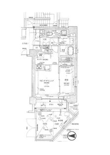 クレヴィア新宿中落合WEST【1階】の間取り