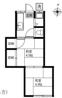 あすかアパートメント瀬谷B【1階】の間取り