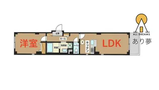 ラサンシオンド山手【2階】の間取り