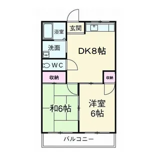 ウィンベルB棟【1階】の間取り