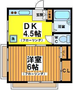 東京都渋谷区西原1【マンション】の間取り