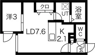 HOLOMUA MAKALII【4階】の間取り