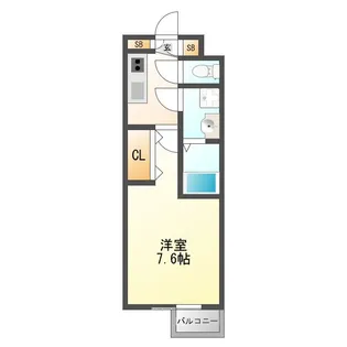 シエテ杭瀬南【2階】の間取り