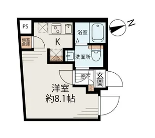 アルファ早宮【3階】の間取り