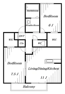サキクサノ郷【1階】の間取り