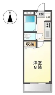 メゾンモンパルナス【2階】の間取り