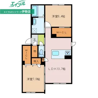 Premias【1階】の間取り