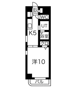 リトルフォレスト【3階】の間取り
