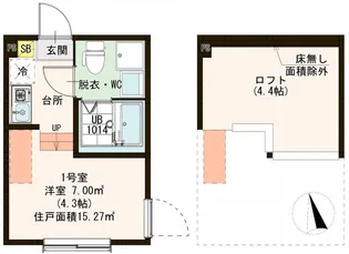 ミアンジェプレミア【2階】の間取り