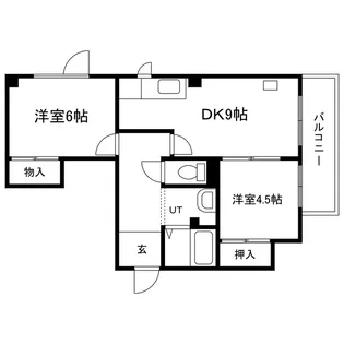 グリーンパーク旭25【4階】の間取り