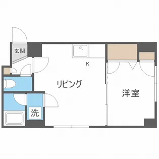 フラワーN22【5階】の間取り