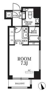ヴァルトパーク南大井【2階】の間取り