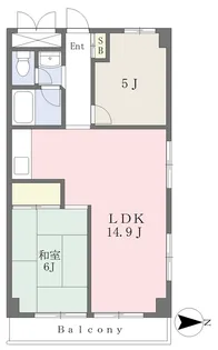 千代田グリーンハイツ【4階】の間取り