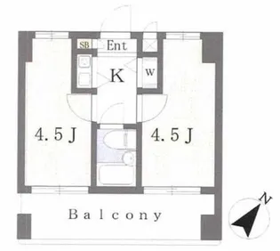 フォーシム用賀【7階】の間取り