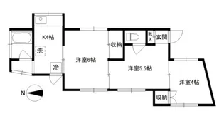 大橋荘【1階】の間取り