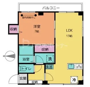 池戸ハイツ【1階】の間取り